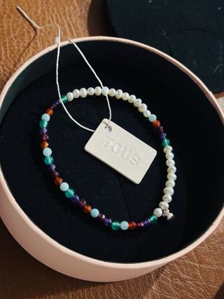Pulsera Tous Perlas y Gemas Elastica