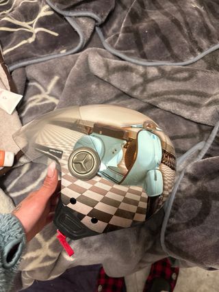 Casco moto estilo retro Vespa