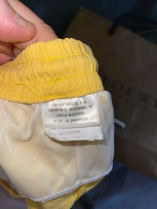 Bañador Loewe Hombre Talla XL Amarillo