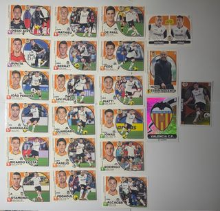 22 Cromos Valencia C.F. LIGA ESTE 14-15