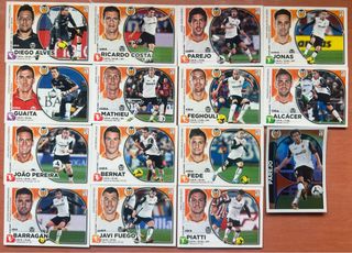 15 Cromos Valencia C.F. LIGA ESTE 14-15