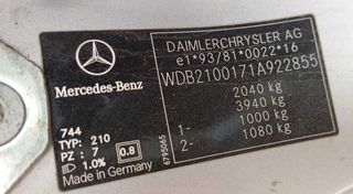 Llanta a2104010102 mercedes-benz clase e e 344055