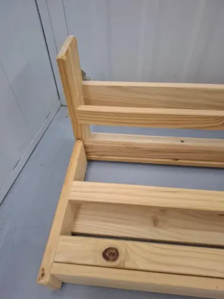 Librerias lufe madera natural