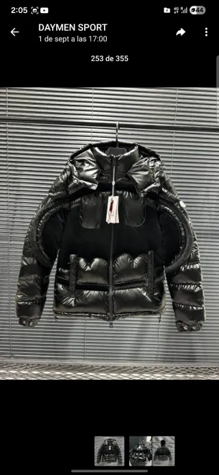 Chaqueta Moncler Batman Tallas S M L