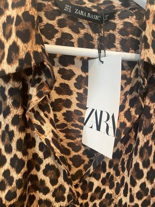 Vestido Zara animal print