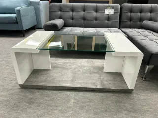 Mesa de centro moderna cristal