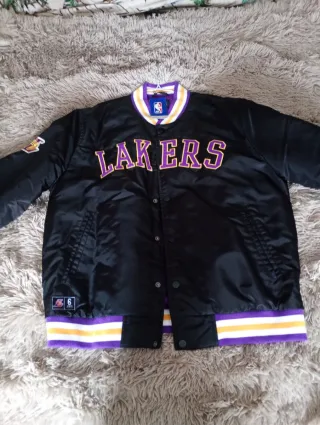 Chaqueta Los Angeles Lakers Negra y Morada