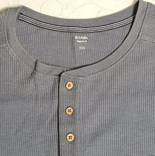 Pack 2 Camisetas Kiabi Manga Larga Talla 5XL