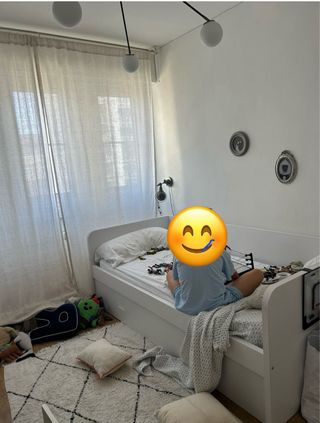 Cama nido 90x190 con somier y 2 colchones