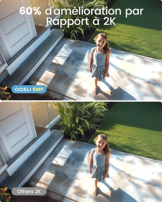 Cámara Vigilancia WiFi Exterior aosu 3K