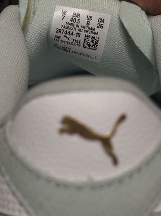 Zapatillas Puma Suede Verde Menta Talla 40.5