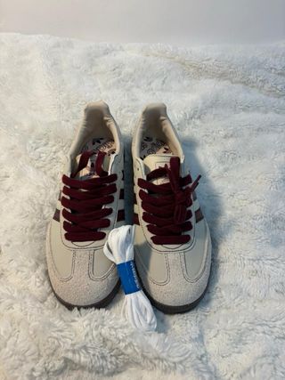 Adidas Blancas Rayas Granates Sin Estrenar