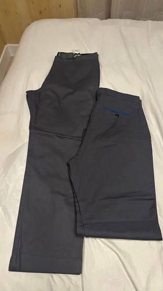 Pantalón de trabajo gris hombre