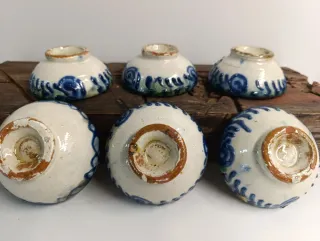 6 Cuencos cerámica antigua de Níjar