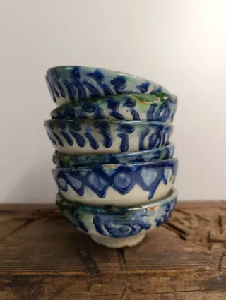 6 Cuencos cerámica antigua de Níjar