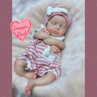 Muñeca reborn bebé silicona flexible