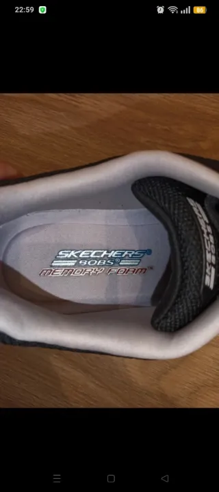 Skechers Bobs Zapatillas Negras y Grises