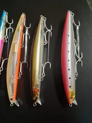 Señuelos de pesca y hilos