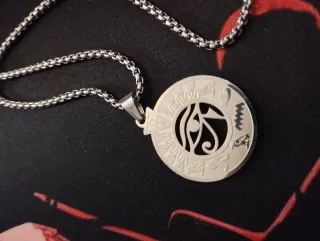 Collana Occhio di Horus Egiziano Argentata