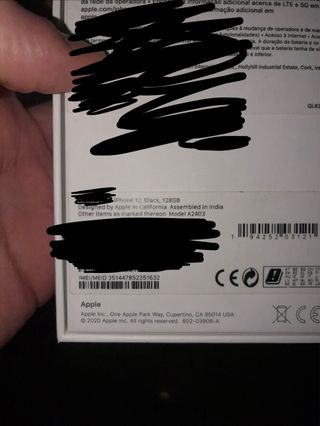 iPhone 12 128gb Negro(parece azul marino). CHOLLO