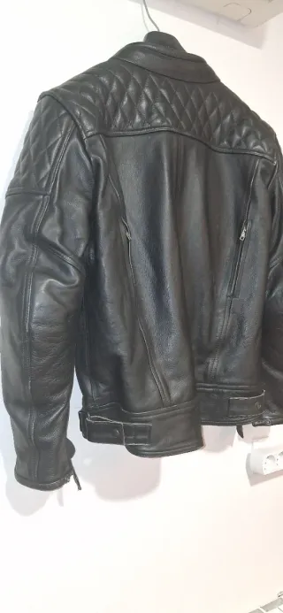 Chaqueta motera Iguana negra