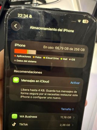 iPhone 16 Pro Max 256GB Negro Titanio