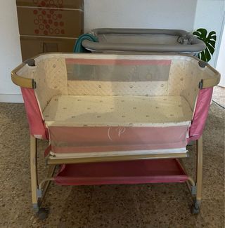 Minicuna colecho rosa