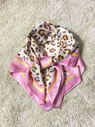 foulard Mujer Estampado Leopardo Multicolor