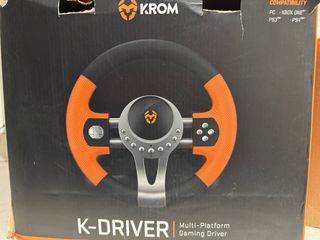 Volante Gaming Krom Sin Uso