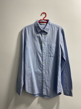 Camisa de hombre azul
