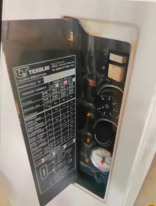 Caldera y depósito Gasoil