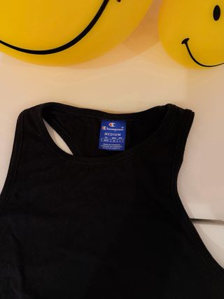 Sujetador Deportivo Champion Negro Talla M