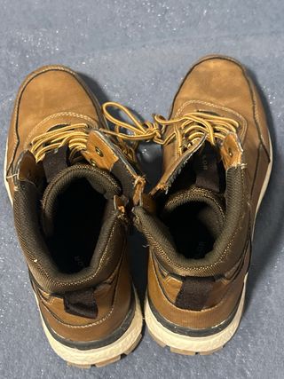 Stivali in pelle marroni