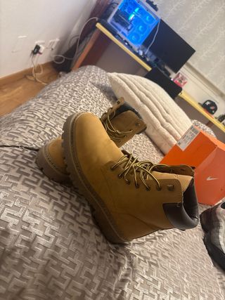 Stivali da lavoro color miele