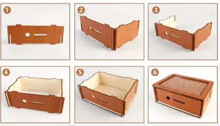 Hucha de madera decorativa para ahorrar [1200]