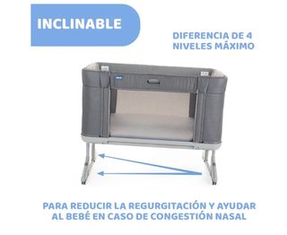 Cuna bebé Chicco gris sin estrenar