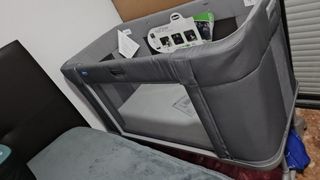 Cuna bebé Chicco gris sin estrenar