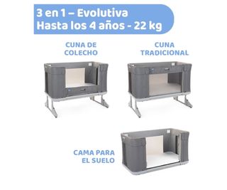 Cuna bebé Chicco gris sin estrenar