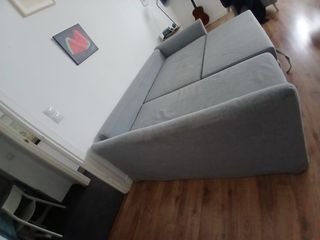 URGE: Sofá Cama con Chaiselong  IKEA Gris