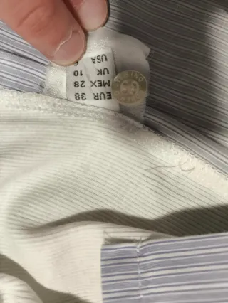 Camisa Roberto Verino Rayas Mujer Talla M