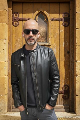 Chaqueta de cuero Zumo Talla L