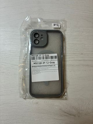 Carcasa gris iPhone 12