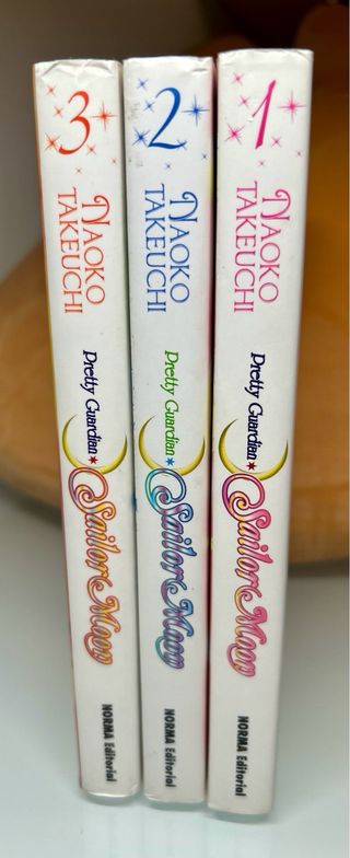 Los primeros 3 libros de la saga de Sailor Moon