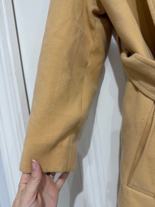 Abrigo largo beige Primark