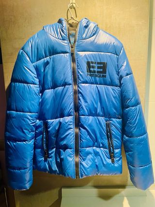 Cazadora acolchada FreeGun azul talla L