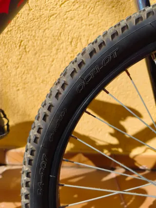 Bicicleta de Montaña Roja WRC pro