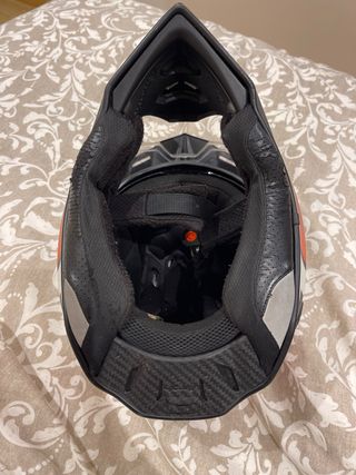 Casco Moto Airoh Commander 1 Talla M Negro/Naranja