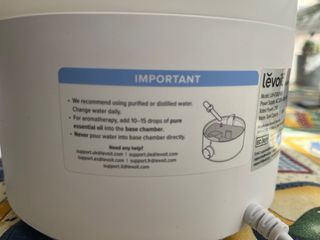 Humidificador ultrasónico Levoit 3L Aromaterapia