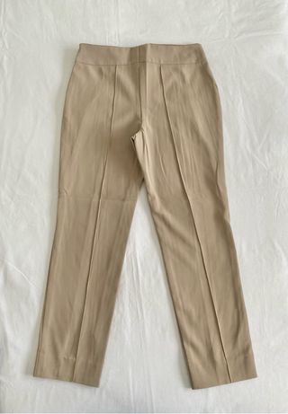 Pantalones de vestir beige - corte ajustado