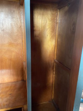 Armario antiguo madera 2 puertas